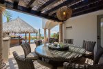 Casa Juan Miguel outdoor dining area with easy kitchen access and great views